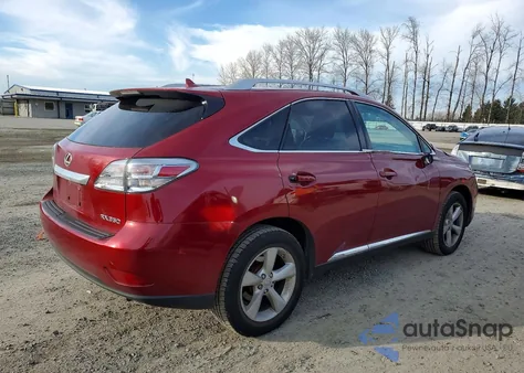 2011 Lexus Rx 350 Base z USA, uszkodzony, nr VIN 2T2BK1BA3BC095141